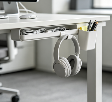 CableFree Desk Organizer Rail